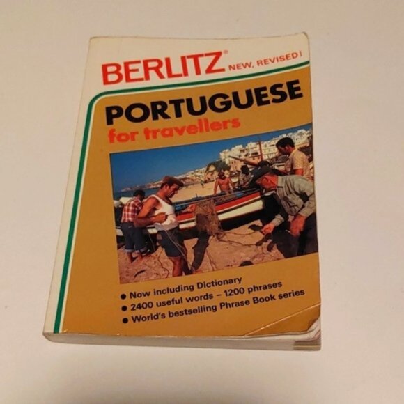 3/$13 vintage Berlitz learn Portuguese pocket book adult non-fiction - Picture 2 of 5